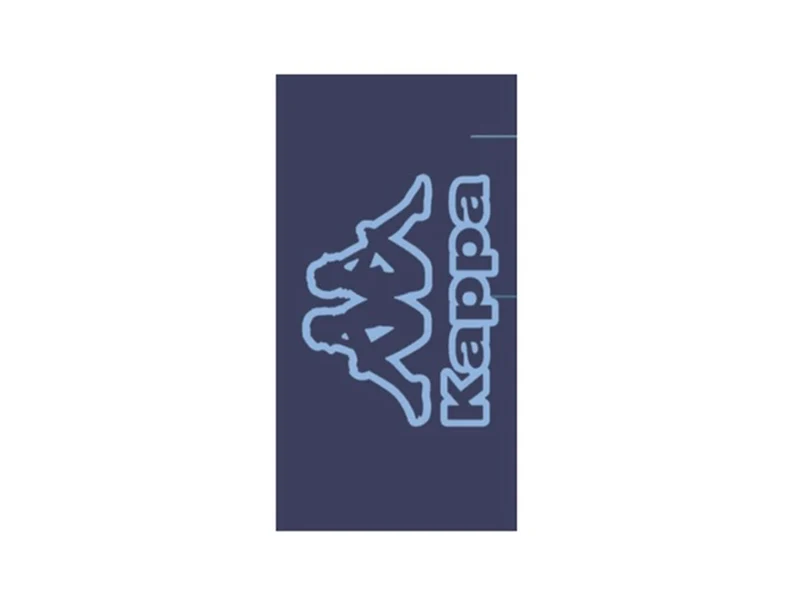 Kappa telo mare velour 86x160cm soft blu navy