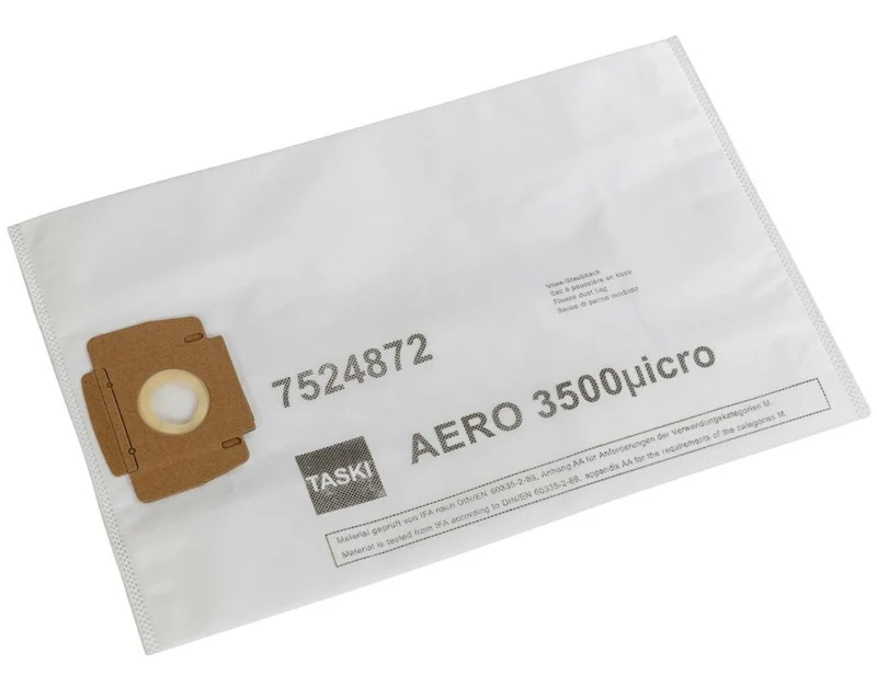 Sacco in tessuto per AERO 3500 Diversey TASKI 10 pezzi DISPONIBILE IN 7 GIORNI LAVORATIVI