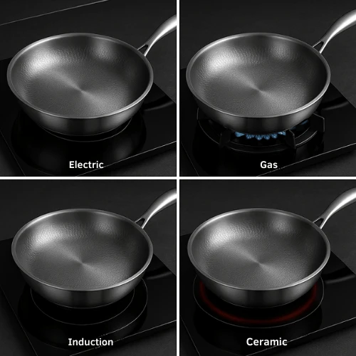 Premium non-stick pan for all types of stoves