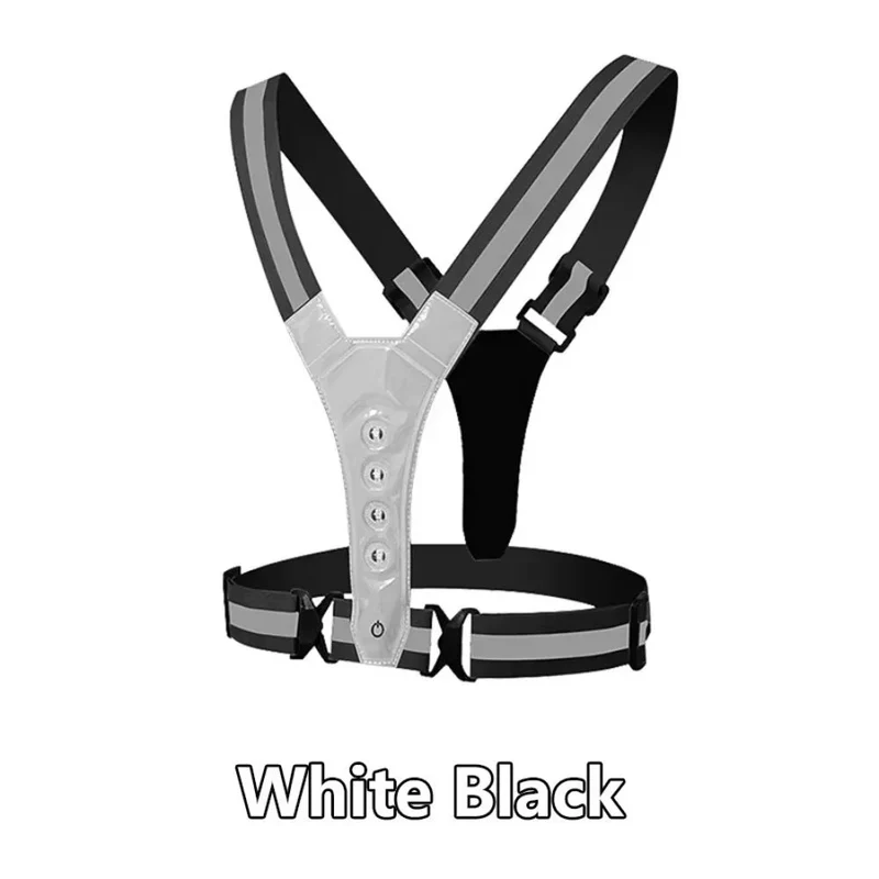 LED Hardloopvest – Verstelbaar, USB Oplaadbaar & 3 Lichtstanden