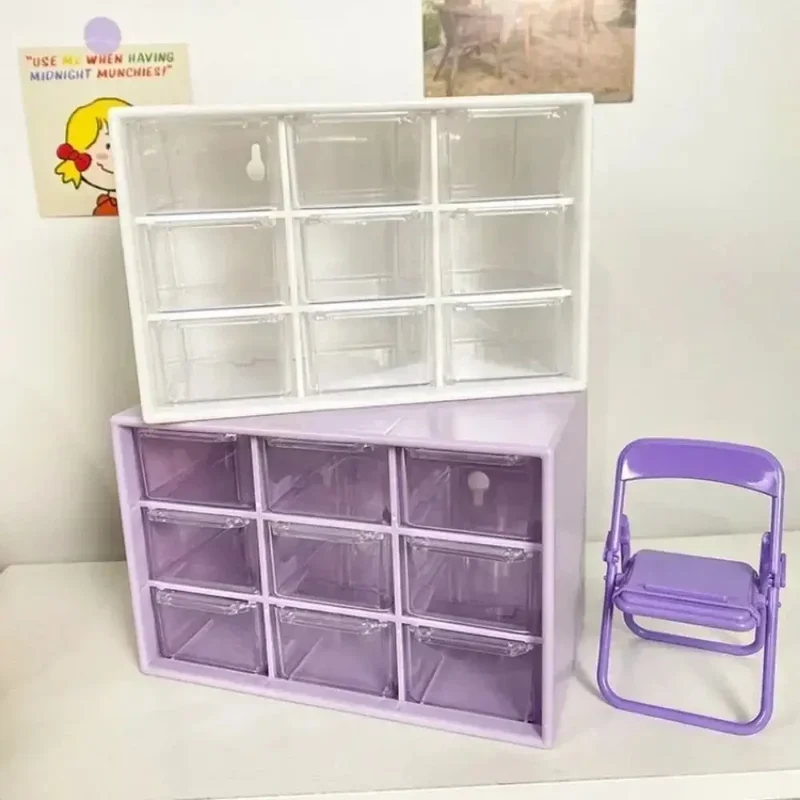 Drawer organizer with multiple compartments for cosmetics, office, and home
