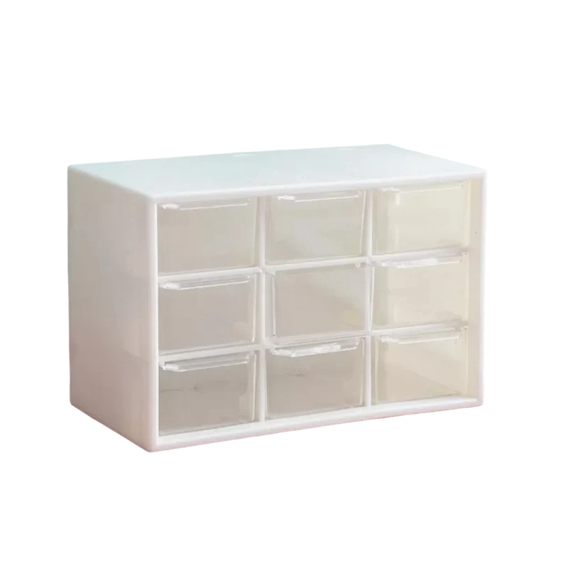 Drawer organizer with multiple compartments for cosmetics, office, and home