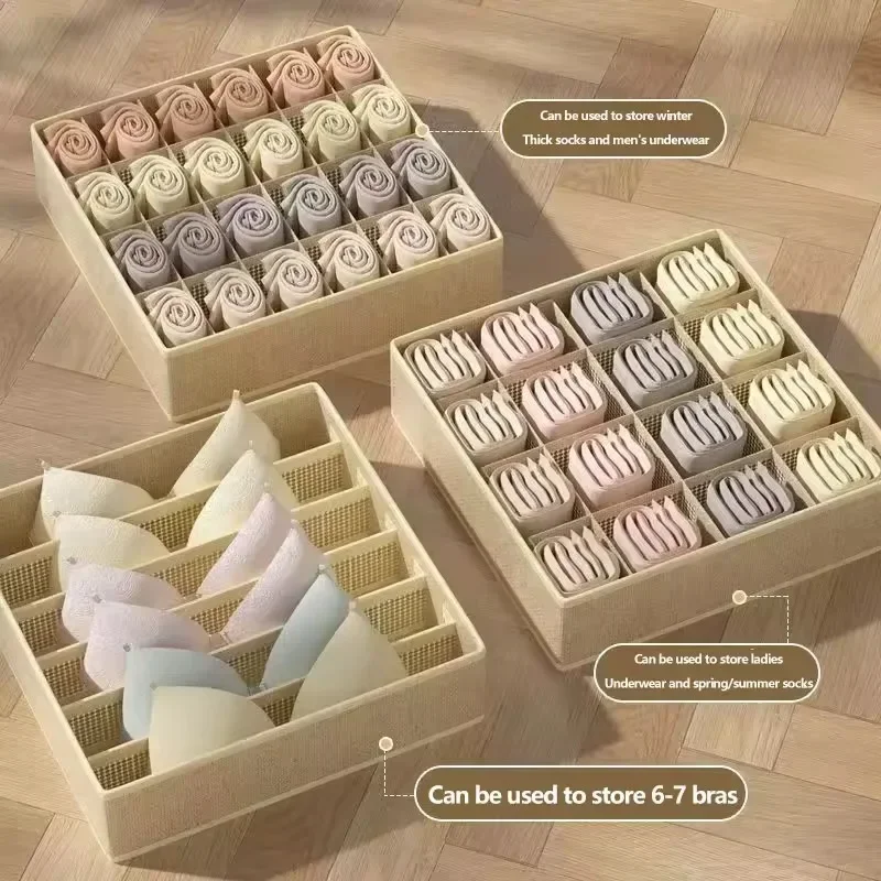 Folding drawer organizer for clothes and underwear
