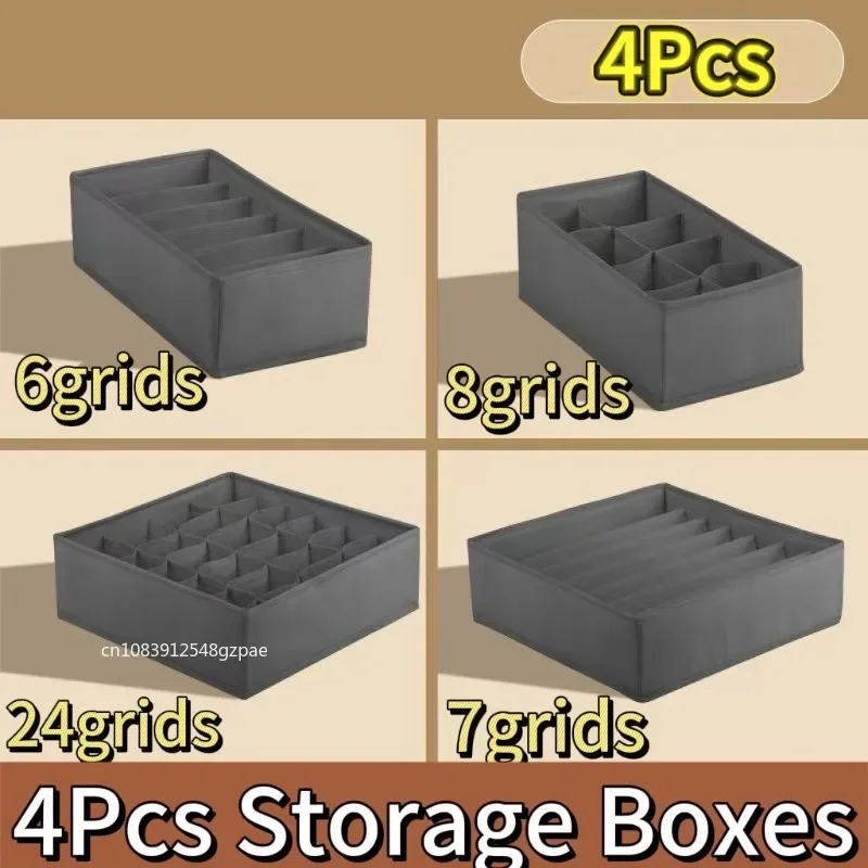 Folding drawer organizer for clothes and underwear
