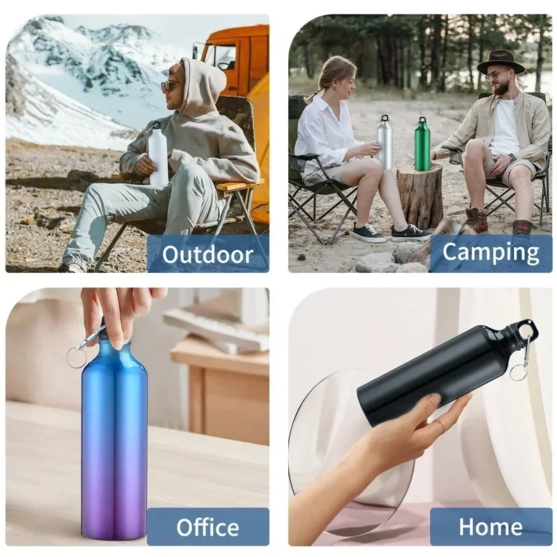 Reusable fitness travel water bottle