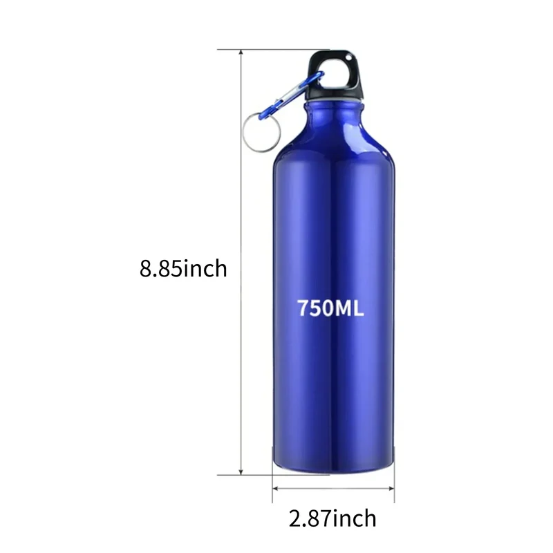 Reusable fitness travel water bottle
