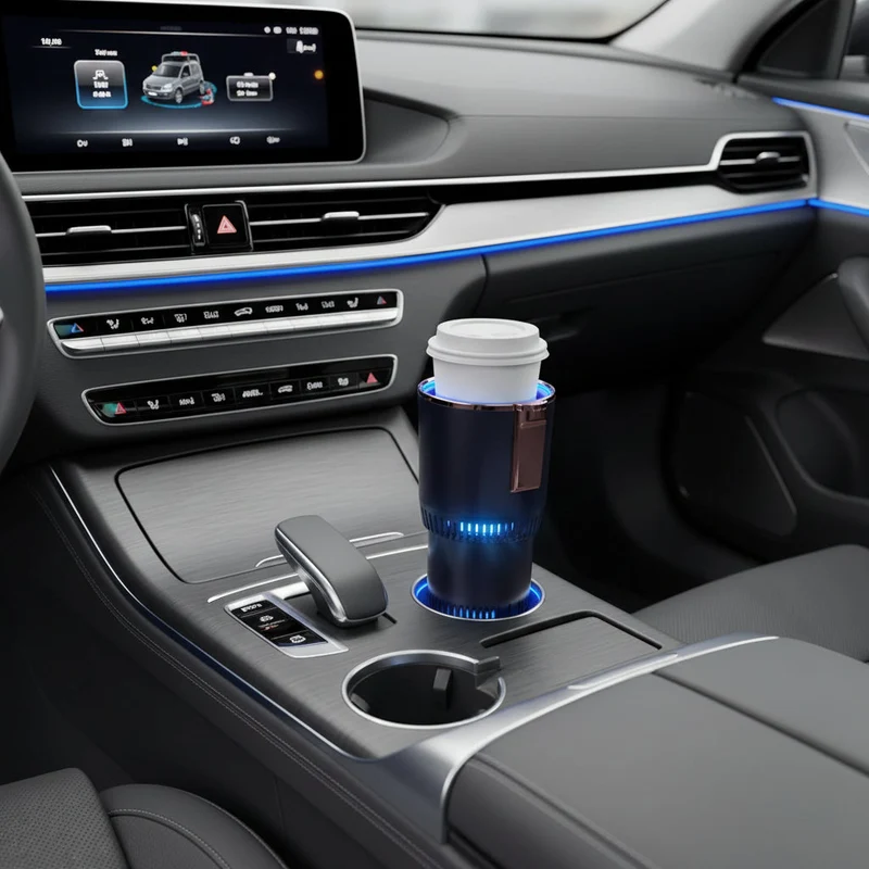 Smart Mug for Heating and Cooling Beverages