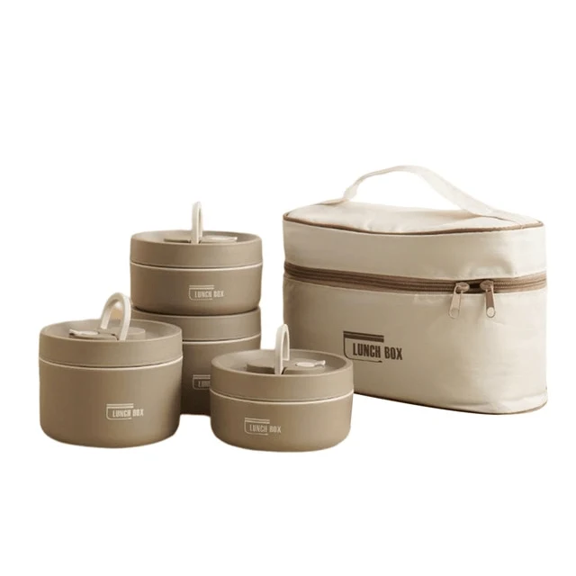 Geïsoleerde Lunchbox – Dubbelwandig, Lekvrij & RVS 304 Design