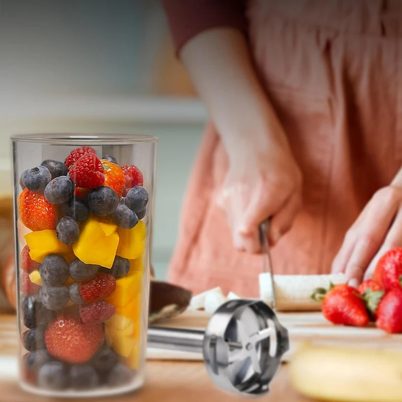 Frullatore Immersione Elettrico Mixer e Misurino 700ml 2 Velocità Potenza 1000W