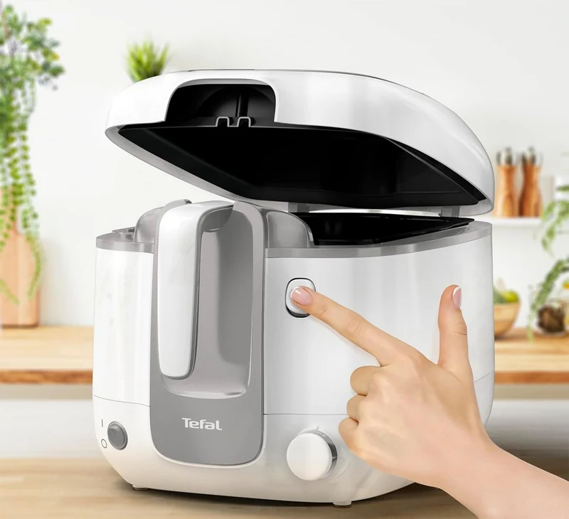 Tefal FR3100 Friggitrice 1800 W da Cucina Capacità 2.2 Litri e Spia di Controllo