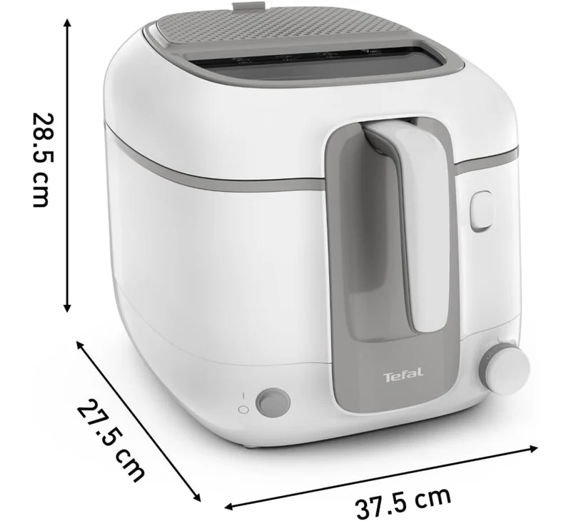 Tefal FR3100 Friggitrice 1800 W da Cucina Capacità 2.2 Litri e Spia di Controllo