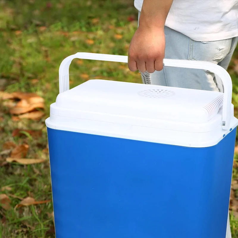 Frigorifero Portatile 12V Capacità 24 Litri Auto Picnic 2 Elementi Refrigeranti