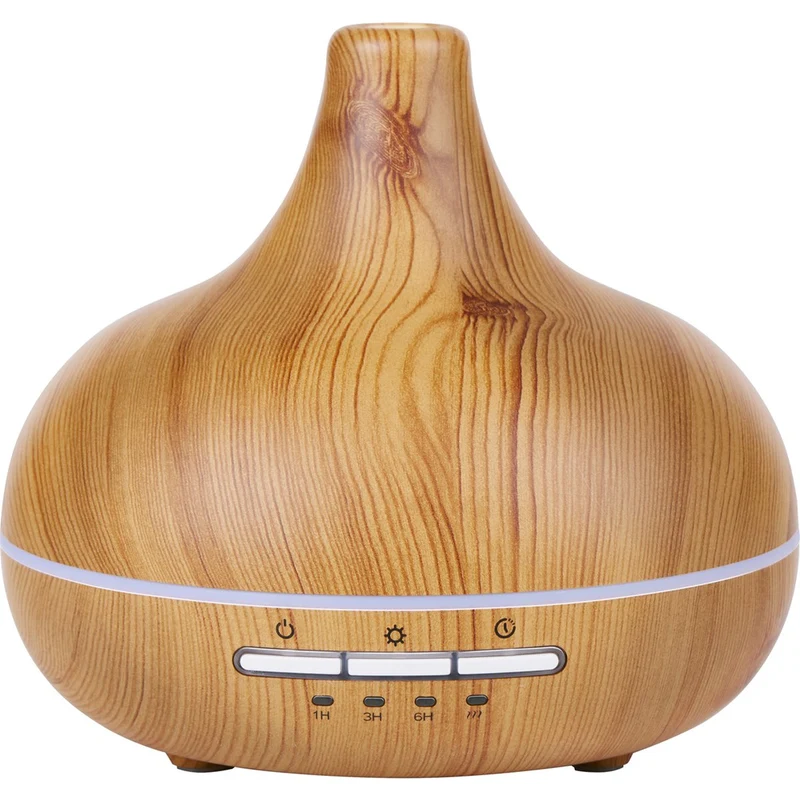 Diffusore Aroma Profumatore Aria Silenzioso 300ml Luce Led e Timer Aromaterapia
