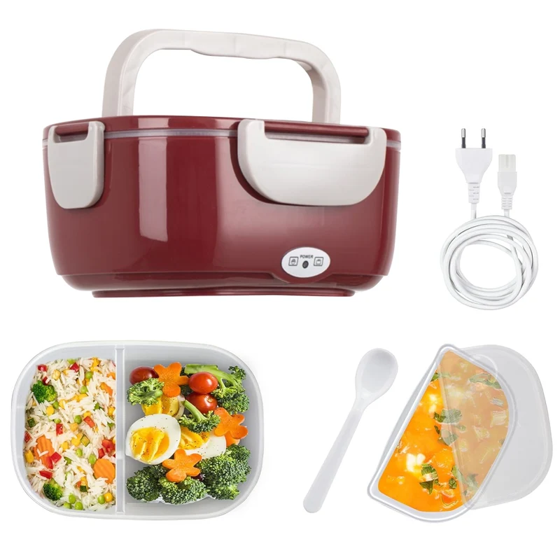 Scaldavivande Portatile Bordò Porta Pranzo Termico Elettrico Ricaricabile