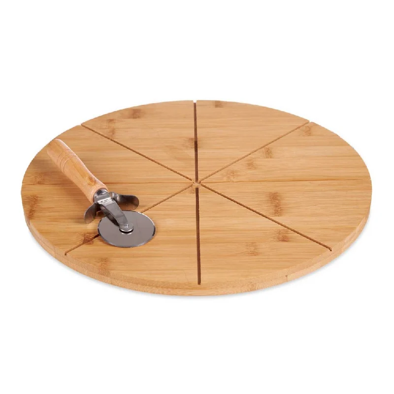 Forno Pizza Fatta in Casa Pietra Refrattaria 1200W Timer Accessori in Legno