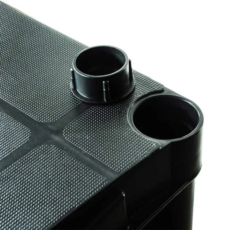 Scaffale a 5 Ripiani Mensola Libreria in Plastica Resistente Nero 61x31x171 cm