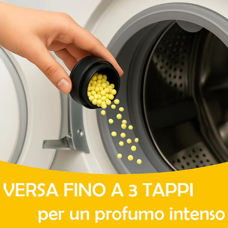 AIR FRESH Cristalli Profumati Vaniglia per Lavatrice e Aspirapolvere 6 x 275 gr