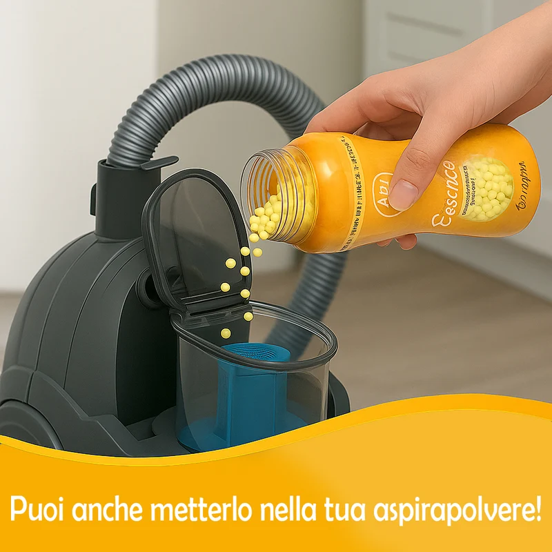 AIR FRESH Cristalli Profumati Vaniglia per Lavatrice e Aspirapolvere 6 x 275 gr