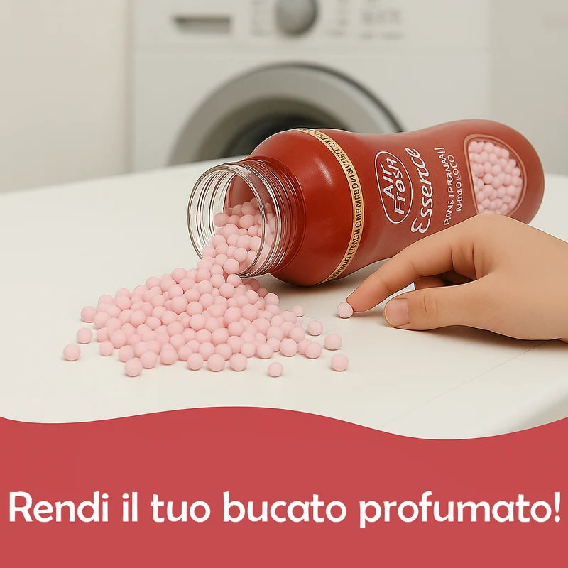 AIR FRESH Cristalli Profumati Primavera per Lavatrice e Aspirapolvere 6 x 275 gr
