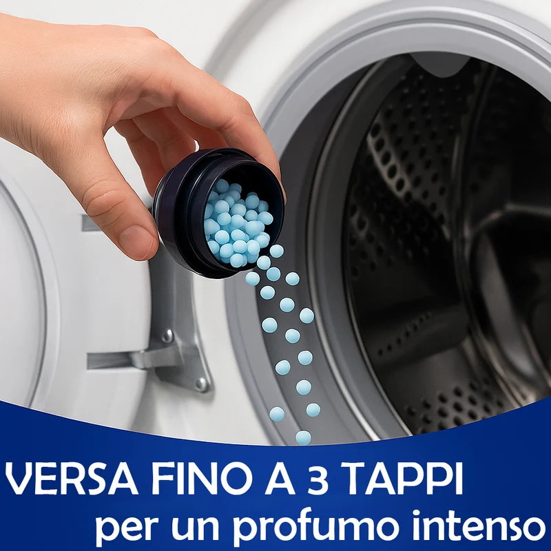AIR FRESH Cristalli Profumati Oceano per Lavatrice e Aspirapolvere 6 x 275 gr