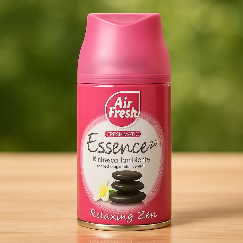 AIR FRESH Deomatic Set 6x250 ml Ricarica Spray Profumatore Ambiente Relaxing Zen