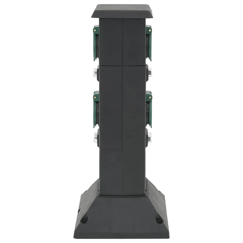 Colonna con Presa da Esterno a 4 Vie Ampie Applicazioni 16x16x39,5 cm 3680 W