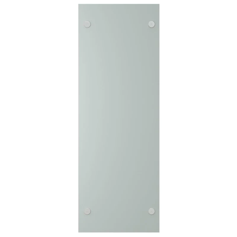Porta Legna Bianco 40x35x100 cm in Vetro Temperato