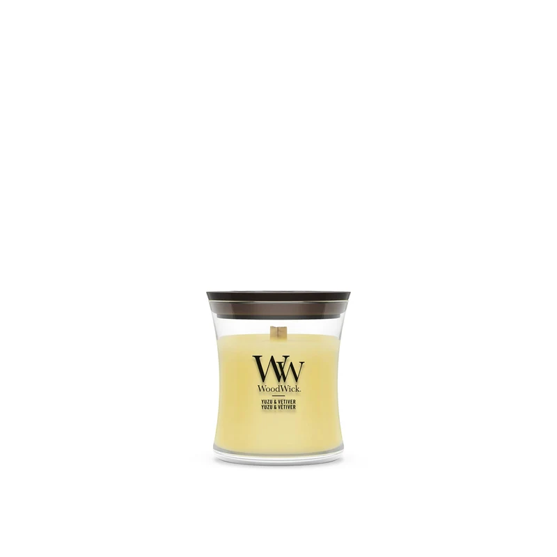 Candela Yuzu Vetiver 85g Giallo WoodWick