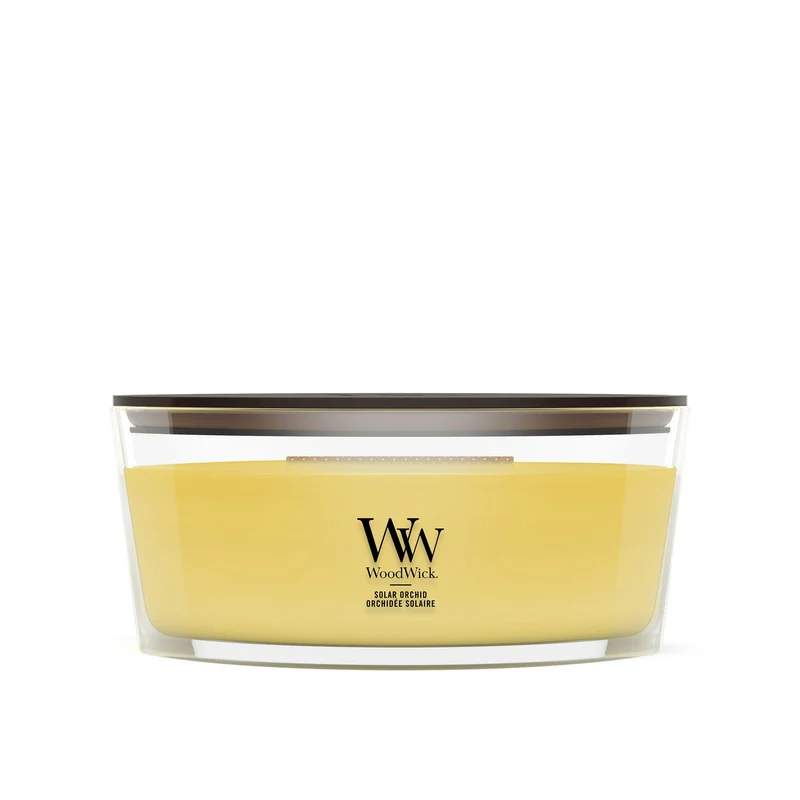 Candela Solar Orchid 453g Giallo WoodWick
