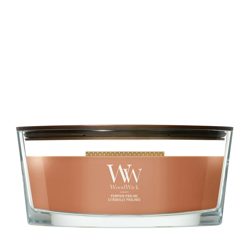Candela Pumpkin Praline 453g Marrone WoodWick