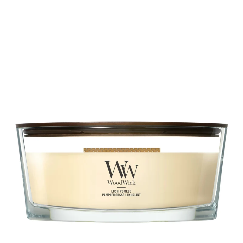 Candela Ellipse Lush Pomelo 453g Giallo Woodwick