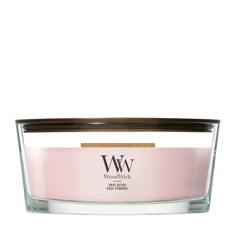 Candela Rose Blush Ellipse 453g Rosa WoodWick