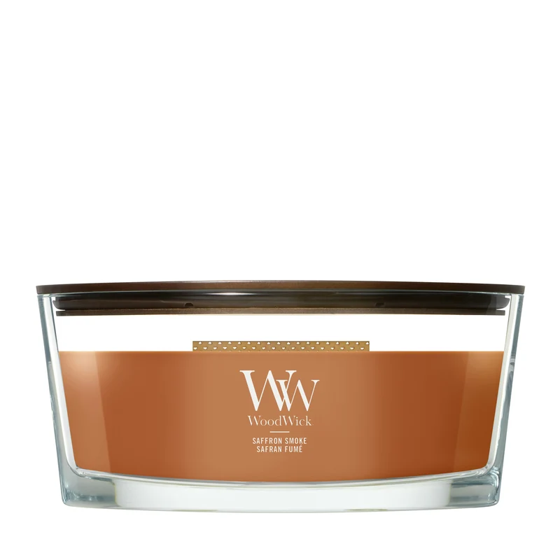 Candela Saffron Smoke 453g Marrone WoodWick