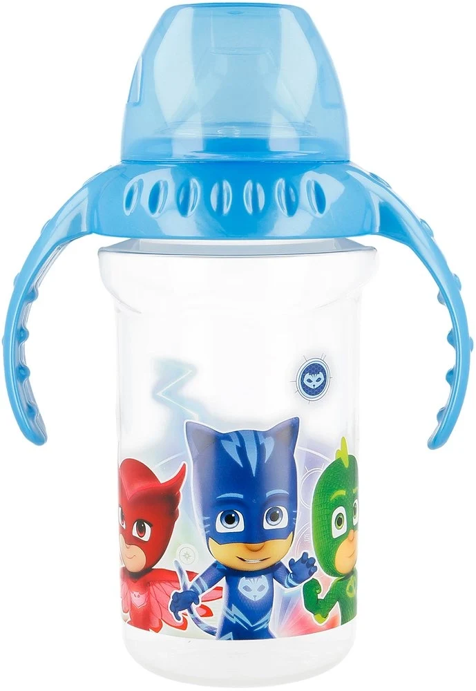 STOR Bicchiere da viaggio Pj Masks 330 ml per bambini Disney Scuola Pratico