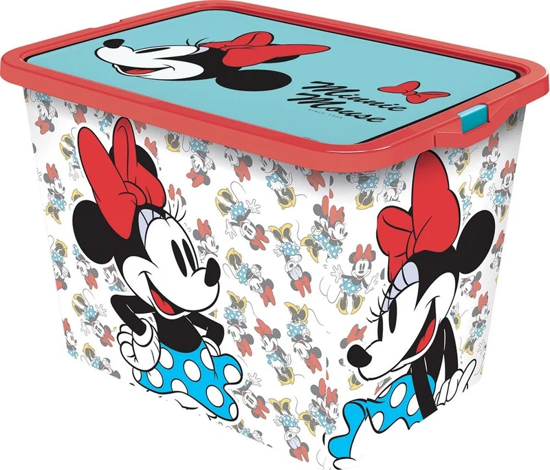 TATAWAY Disney Scatola Portaoggetti Minnie per bimbi in plastica senza BPA