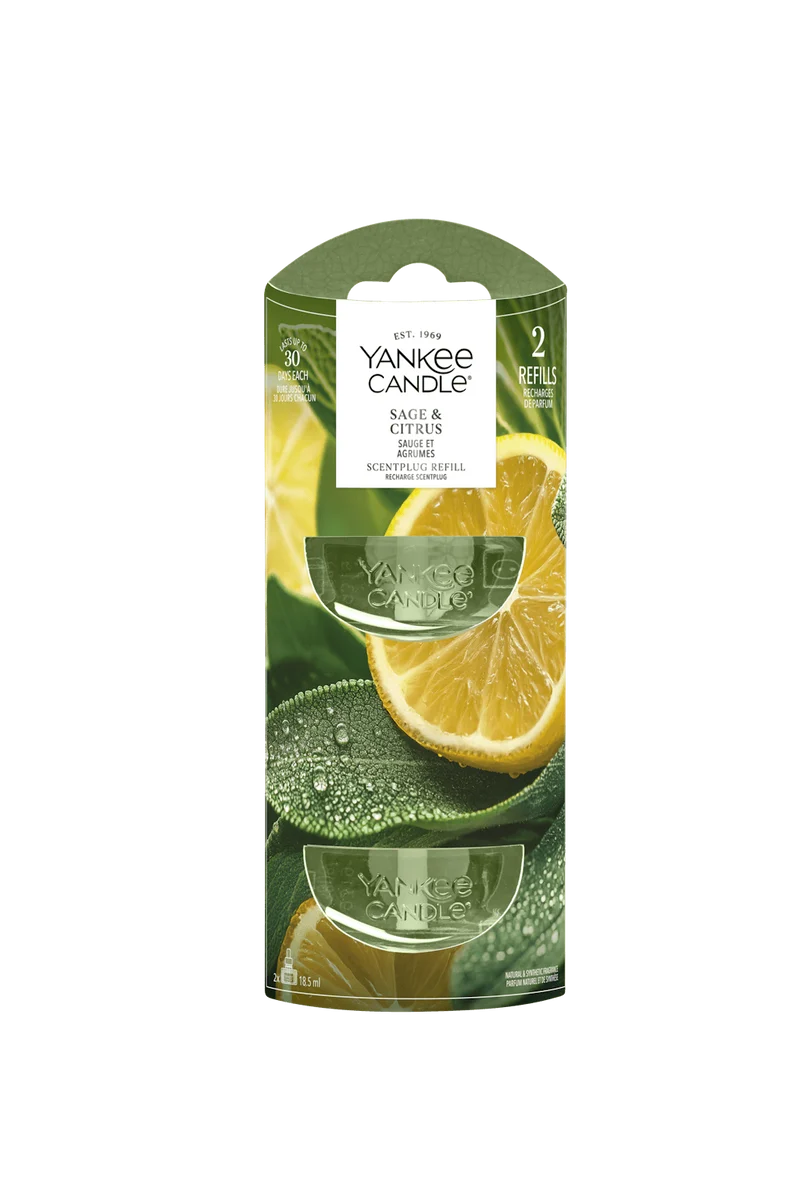 Ricarica per diffusore ScentPlug Sage & Citrus Verde Yankee Candle