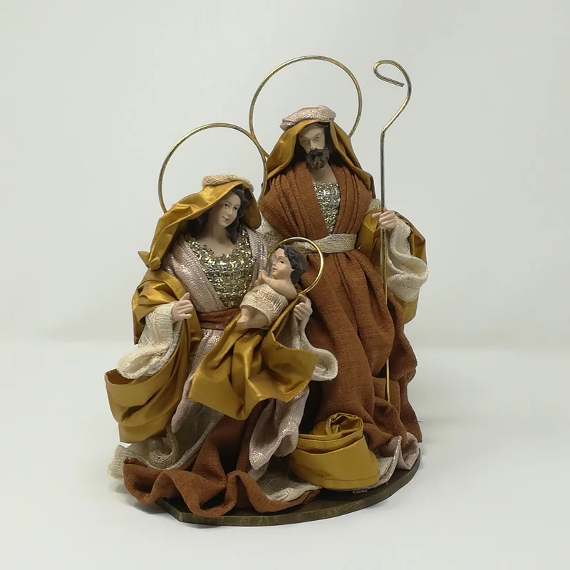 Natività in tessuto Altezza 26cm