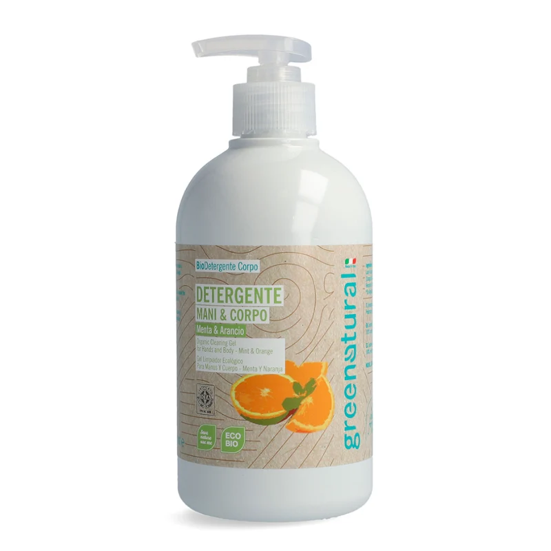 Sapone Mani Corpo Menta Arancio - Detergente bio
