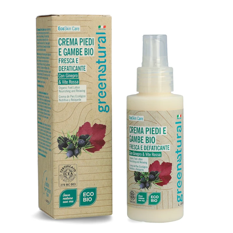 Crema Ginepro e Vite Bio - Crema riposante per piedi e gambe