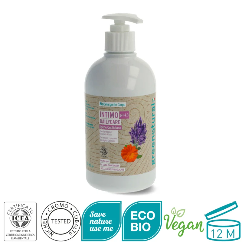 Sapone Intimo alla Calendula pH 4.3 - Detergente intimo ecobio