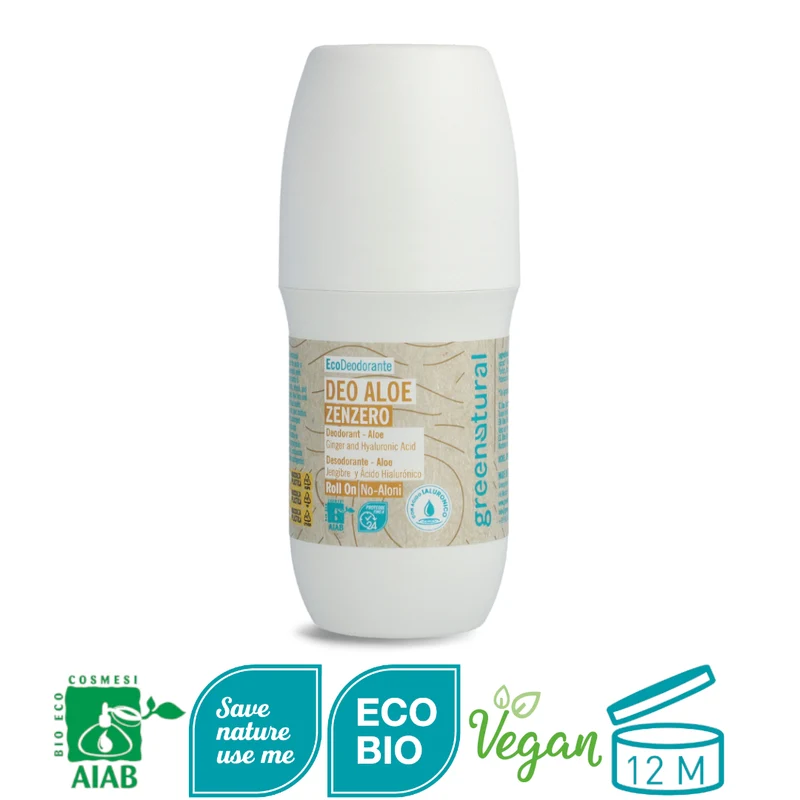 Deo Aloe e Zenzero - Deodorante naturale per ascelle