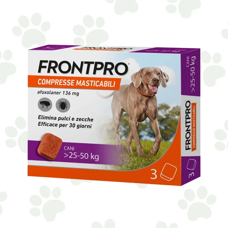 FrontPro - Antiparassitario in compresse masticabili per cani