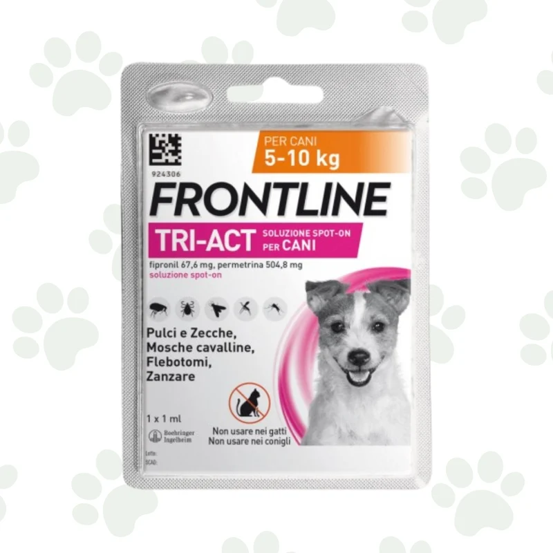 Frontline - Tri-Act antiparassitario monodose per cani 5-10kg