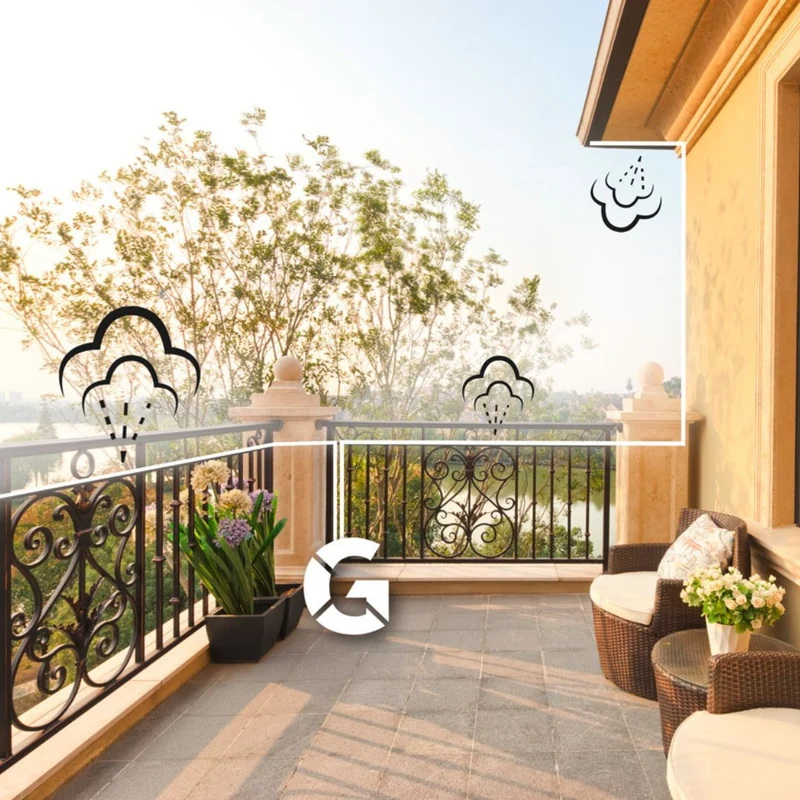 Geyser System - Kit balcone Geyser 10m