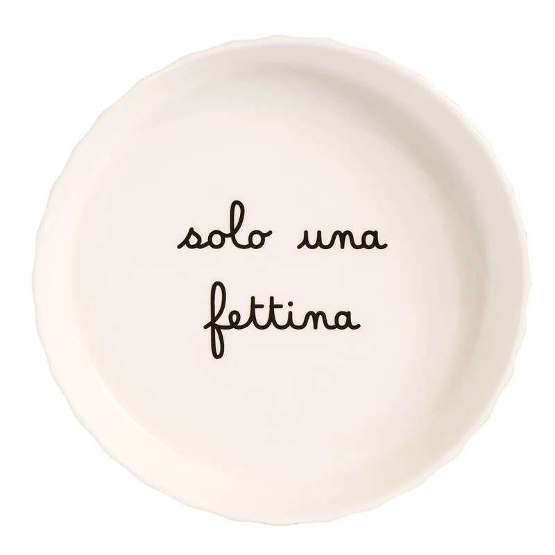 Simple Day - Tortiera in grès Ø26 cm con decoro