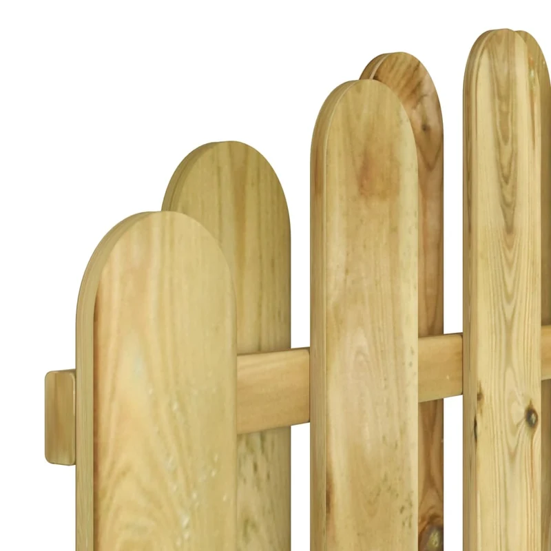 Cancello da Giardino in Legno di Pino Impregnato 100x125 cm