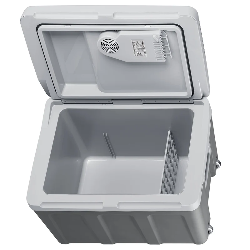 Frigorifero Elettrico Portatile 40L Caldo/Freddo Grigio Spina 230V e 12V Grigio