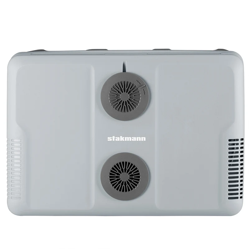 Frigorifero Elettrico Portatile 40L Caldo/Freddo Grigio Spina 230V e 12V Grigio
