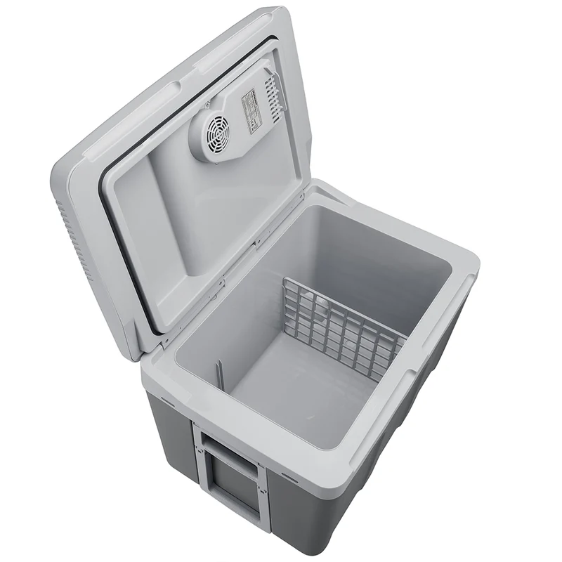 Frigorifero Elettrico Portatile 40L Caldo/Freddo Grigio Spina 230V e 12V Grigio