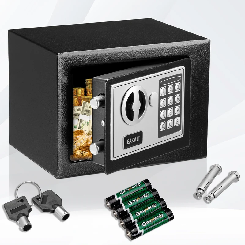 Cassaforte a Muro Numerica Digitale Elettronica 23x17x17cm Sicurezza Casa Hotel
